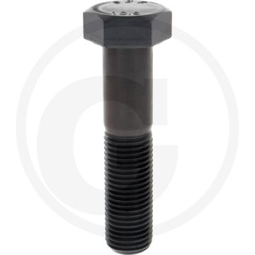 Zeskantbout M36x160 DIN 931 Staal 10.9 Onbehandeld Zwart