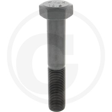 Zeskantbout M39x220 DIN 931 Staal 10.9 Onbehandeld Zwart