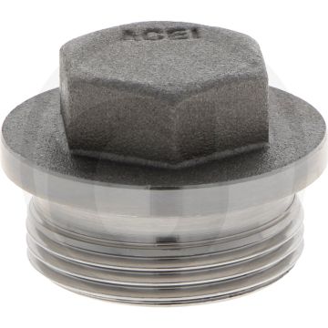 Afsluitplug G 1 1/4" DIN 910 Staal Buitenzeskant BSP Kwaliteitsklasse 5.8