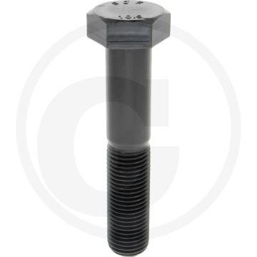 Zeskantbout M42x220 DIN 931 Staal 10.9 Onbehandeld Zwart Buitenzeskant