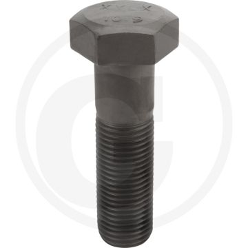 Zeskantbout M45x160 DIN 931 Staal 10.9 Zwart Onbehandeld Buitenzeskant
