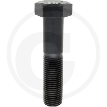 Zeskantbout M48x220 DIN 931 Staal 10.9 Onbehandeld Zwart