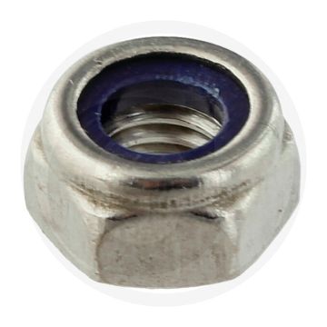 Zeskantmoer met klemdeel M6 x 1 (DIN 985)