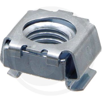 Vierkantmoer M6 staal DIN 88109 klasse 8.8 spoed 1,25