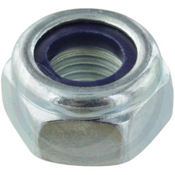 Zeskantmoer met klemdeel M10x1,25 (DIN 985)