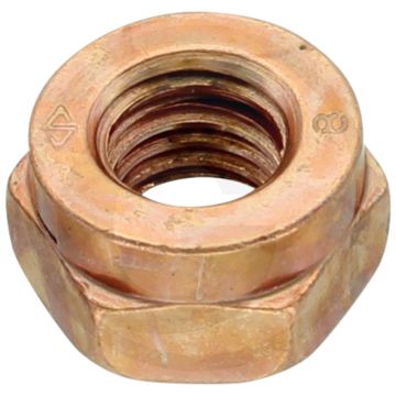 Thermag moer DIN 88105, M10, staal, borgmoer, galvanisch verkoperd