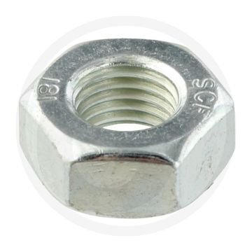Zeskantmoer M10 x 1,25 DIN 934 Verzinkt Staal