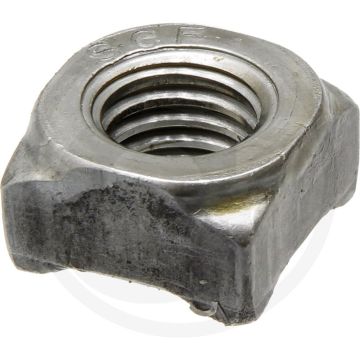 Lasmoer M10 x 1,5 DIN 928 staal met vierkant uitvoering