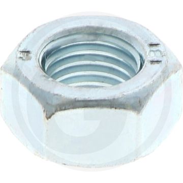 Zeskantmoer M12 x 1,5 DIN 934 Staal 8.8 Zwart