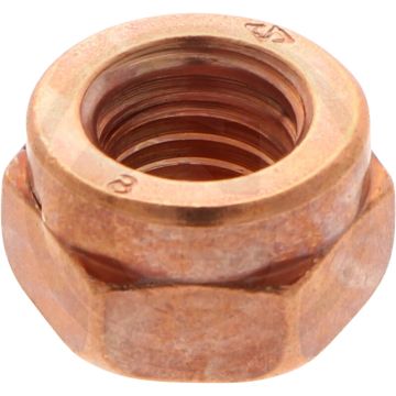 Thermag moer DIN 88105, M12, staal, metrische schroefdraad, borgmoer, verkoperd