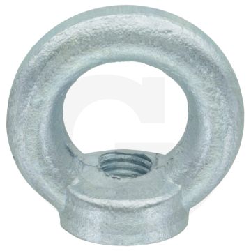 Oogmoer DIN 582 M14 staal gegalvaniseerd 62 mm hoogte