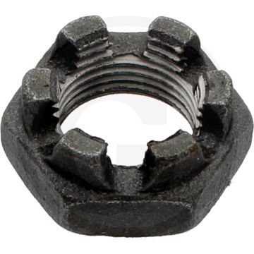 Kroonmoer M18 x 1,5, DIN 937, Staal, met borgfunctie