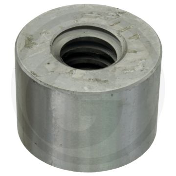Trapezium spindelmoer DIN 88089 M24 staal – spoed 5, Ø50 mm, hoogte 36 mm