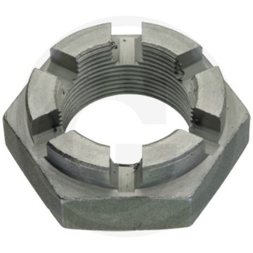 Kroonmoer DIN 937 M32 staal – Borgmoer, spoed 1,5 mm