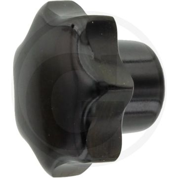 Sterknop M5 DIN 6336 met draadbus Ø20 mm