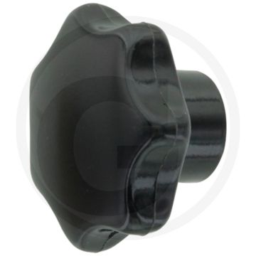 Sterknop M6 DIN 6336 Met draadbus Ø32 mm