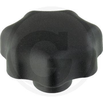Sterknop M12 DIN 6336 Ø63 mm Met draadbus