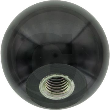 Kogelknop M12 DIN 319 Zwart Ø50 mm