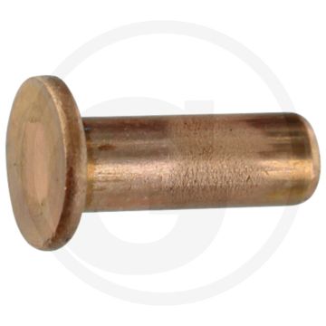 VPE100 koperen klinknagels 3x8 DIN 7338 – staal, vorm B
