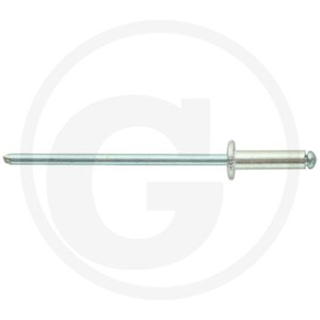 VPE500 blindnieten met platte kop A3x1 AL/ST Ø3x10mm DIN7337
