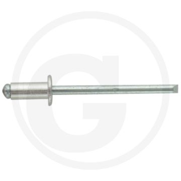 VPE500 blindnieten met platte kop A5x1 AL/ST Ø5x10mm DIN7337