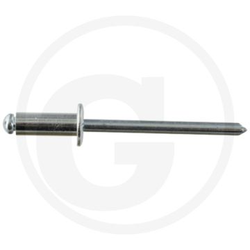 VPE500 blindnieten met platte kop A5x1 AL/ST Ø5x12mm DIN7337