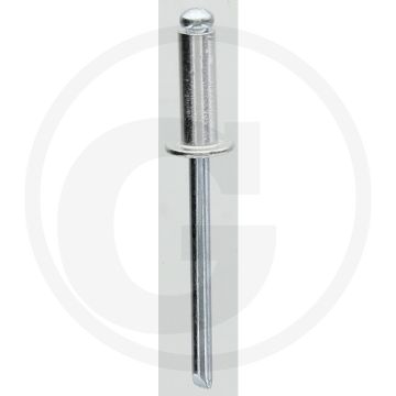 VPE500 blindnieten met platte kop A5x1 AL/ST Ø5x14 DIN7337