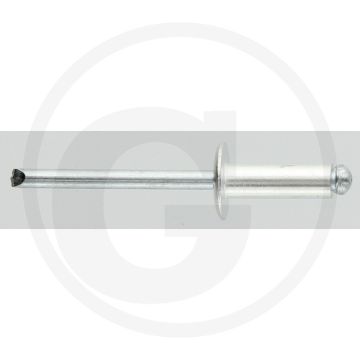 VPE500 blindnieten met platte kop 5x14 AL/ST grote kop 7,5-10 mm klembereik