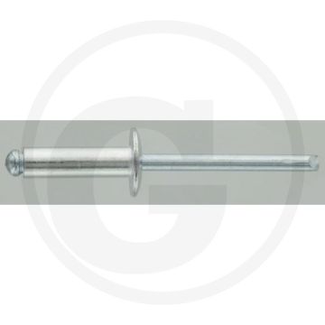 VPE500 blindnieten met platte kop 5x1 AL/ST 5,0x16,0 grote platte kop