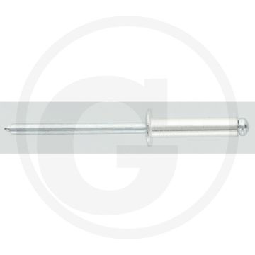 VPE500 blindnieten met platte kop A5x2 DIN7337 Ø5x20 mm