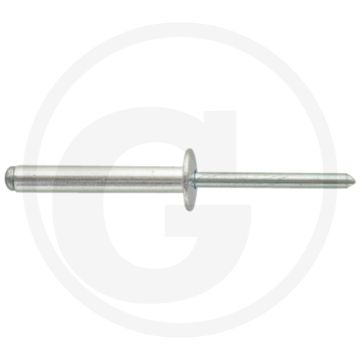 VPE500 blindnieten met platte kop 5x3 AL/ST Ø5x30 klembereik 20-25mm