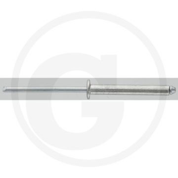 VPE500 blindnieten met platte kop A4x3 AL/ST Ø4x30mm DIN7337