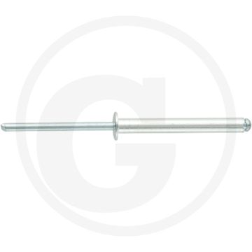 VPE250 blindnieten met platte kop A5x4 AL/ST DIN 7337 Ø5x40 mm