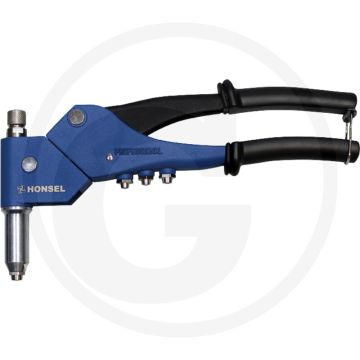 HONSEL Blindklinknageltang Multi 1 – incl. ombouwset M3–M6 en koffer, lengte 285 mm