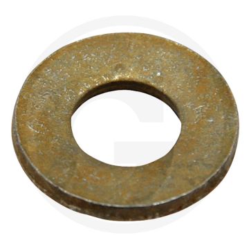 Schotelveerring 14x35x3,5 DIN 6796 Mechanisch verzinkt, geel