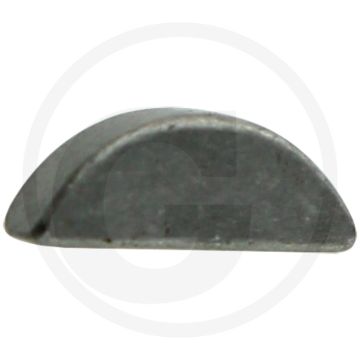 Halve maan spie 2x2.6 DIN 6888 staal C45+C Ø7 mm (100 stuks)