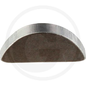 Halve maan spie 3x5 DIN 6888 staal C45+C 100 stuks