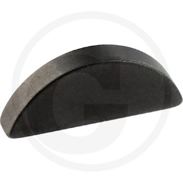 Halve maan spie 3x7,5 DIN 6888 staal C45+C 100 stuks