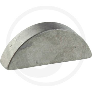 Halve maan spie 4x7,5 DIN 6888 staal C45+C Ø19 mm (100 st.)