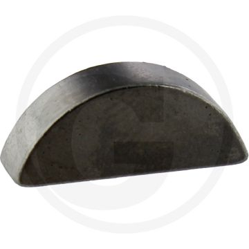 Halve maan spie 5x7,5 DIN 6888 staal C45+C Ø19 lengte 18,57mm (100 stuks)