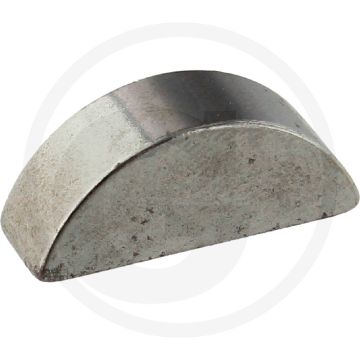 Halve maan spie 6x7,5 DIN 6888 staal C45+C 100 stuks