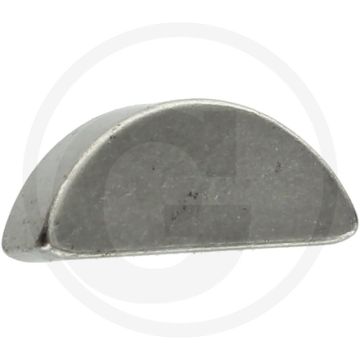 Halve maan spie 7x10 DIN 6888 staal C45+C Ø25mm (50 stuks)