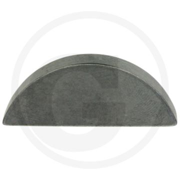 Halve maan spie 10x16 DIN 6888 staal C45+C 25 stuks