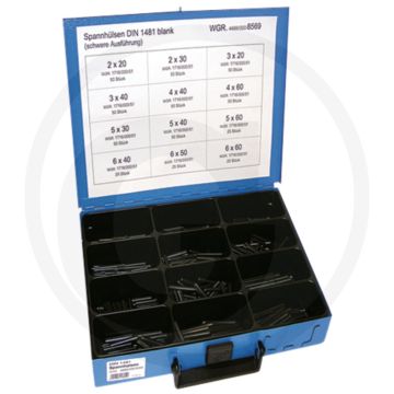 Assortiment spanhulzen (500-teilig, DIN 1481)