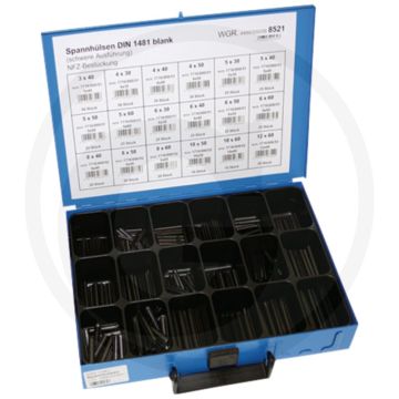 Assortiment spanhulzen (450-teilig, DIN 1481)