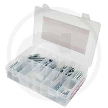 Assortiment trek- en drukveren (200-delig)