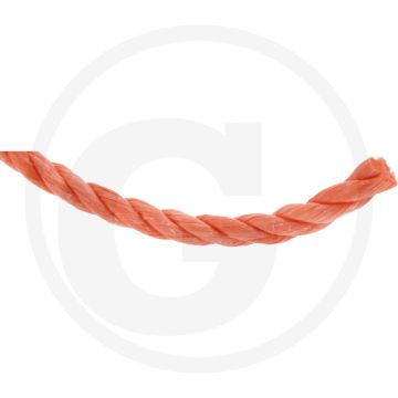 Nylontouw (6 mm gedraaid, oranje, polypropyleen, ca. 100 kg (daN))