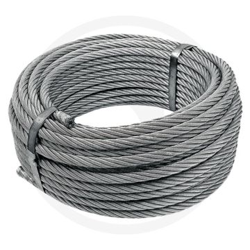 Staalkabel RVS 10 mm DIN 3060 per meter
