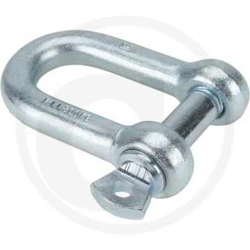 Blister Schakel recht 5/8" | D-Schäkel 0,8 ton draagkracht, 16 mm diameter