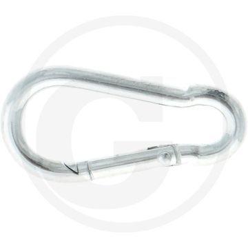 Karabijnhaken 6 mm Ø, draagvermogen 120 kg, DIN 5299